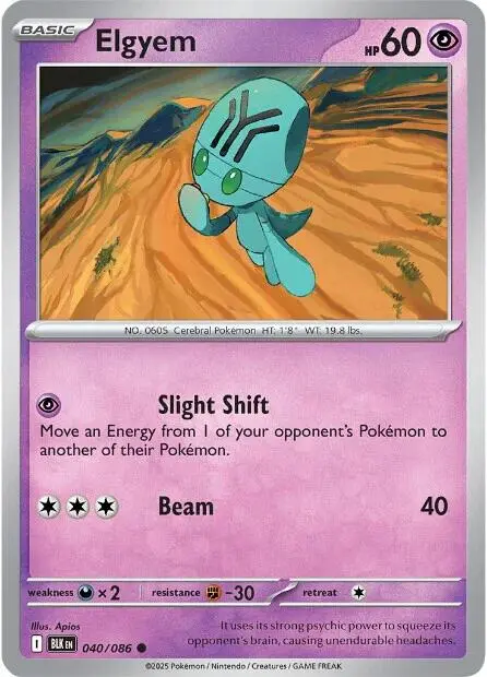 Elgyem (040/086) [Scarlet & Violet: Black Bolt] 1