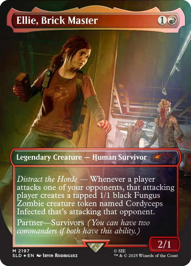 Ellie, Brick Master (Rainbow Foil) [Secret Lair Drop Series] 1