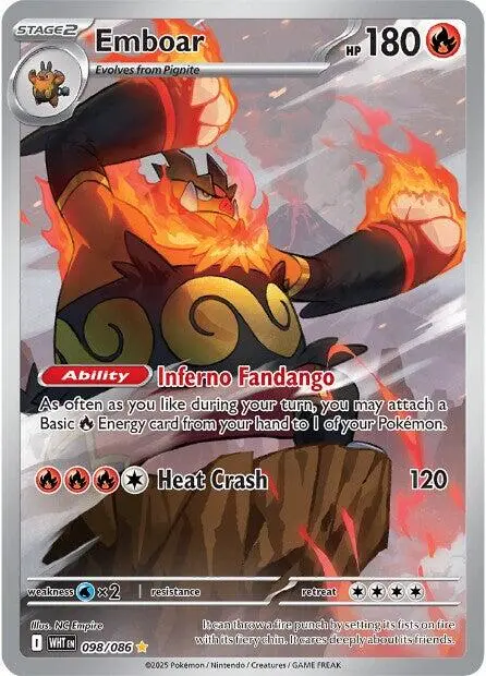Emboar (098/086) [Scarlet & Violet: White Flare] 1