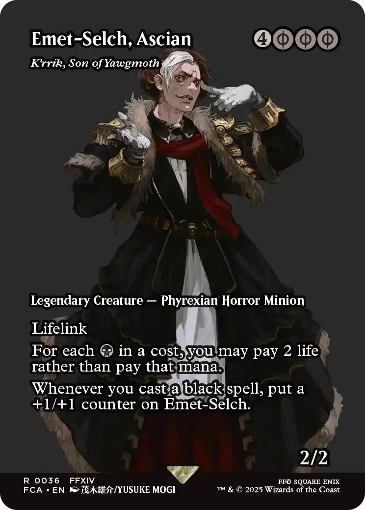 Emet-Selch, Ascian - K'rrik, Son Of Yawgmoth (Showcase) [Final Fantasy : Through The Ages] 1