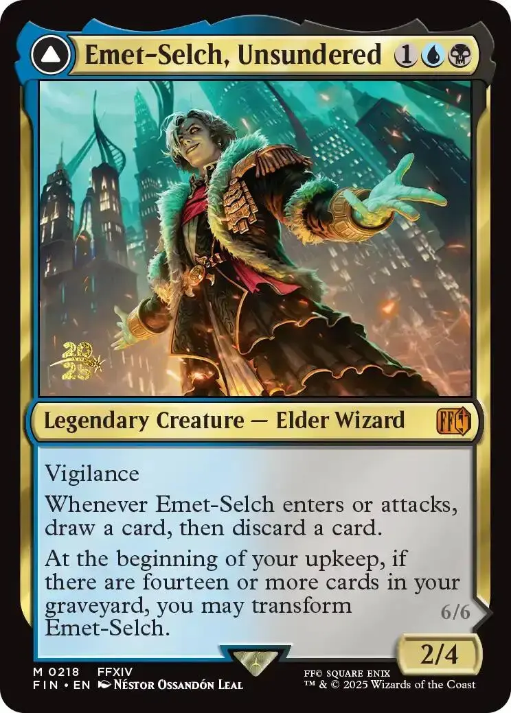 Emet-Selch, Unsundered // Hades, Sorcerer Of Eld [Final Fantasy Prerelease Promo] 1