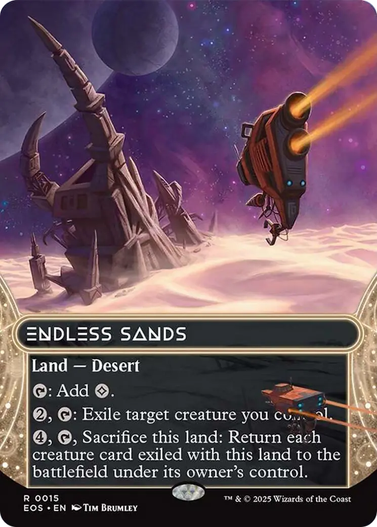 Endless Sands (0015) (Borderless) [Edge Of Eternities: Stellar Sights] 1