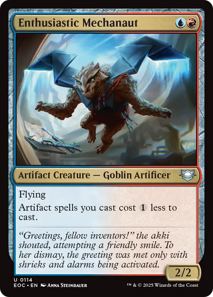 Enthusiastic Mechanaut [Edge Of Eternities Commander] 1