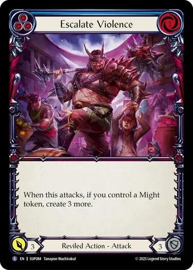 Escalate Violence [Sup084] (Super Slam)  Rainbow Foil 1