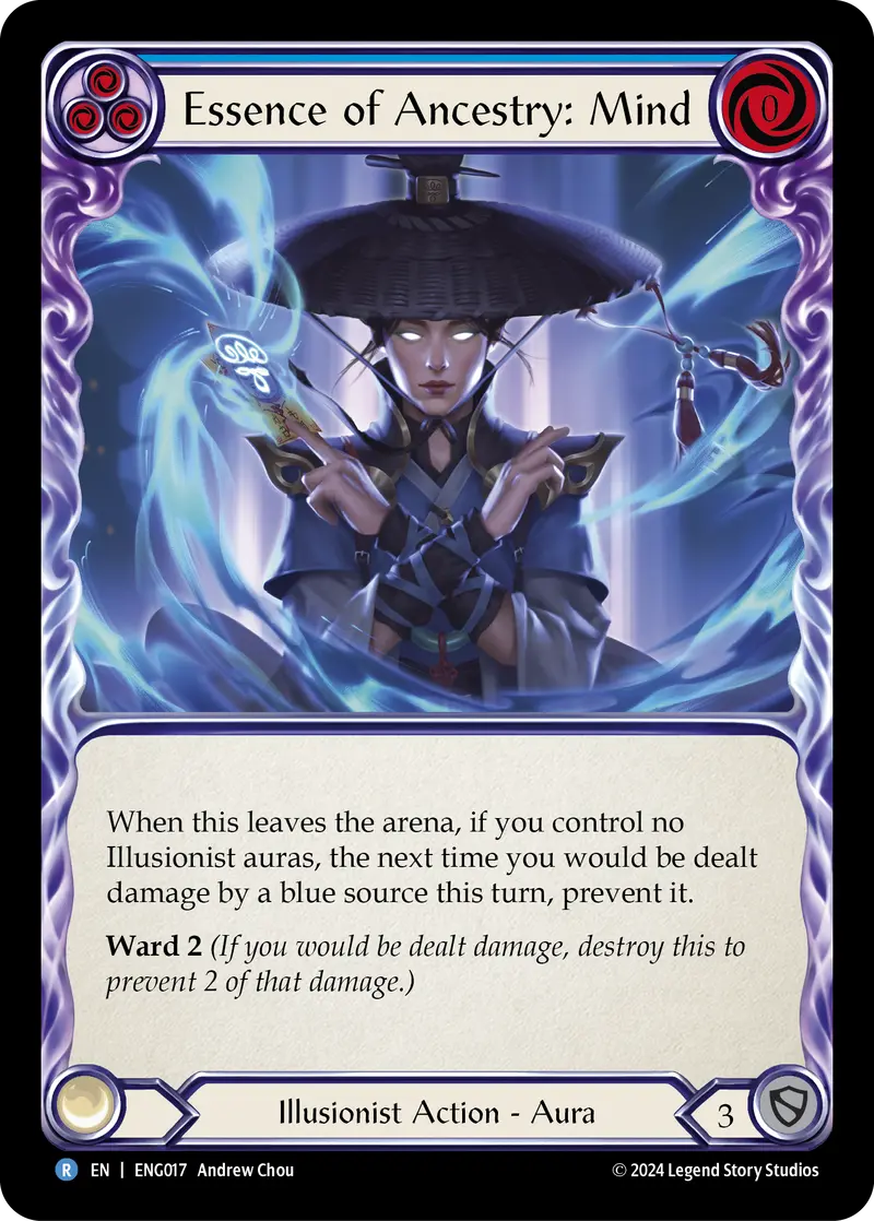 Essence Of Ancestry: Mind [Eng017] (Part The Mistveil Enigma Blitz Deck) 1