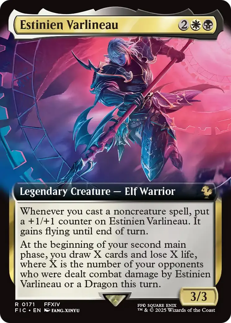 Estinien Varlineau (Extended Art) [Final Fantasy Commander] 1
