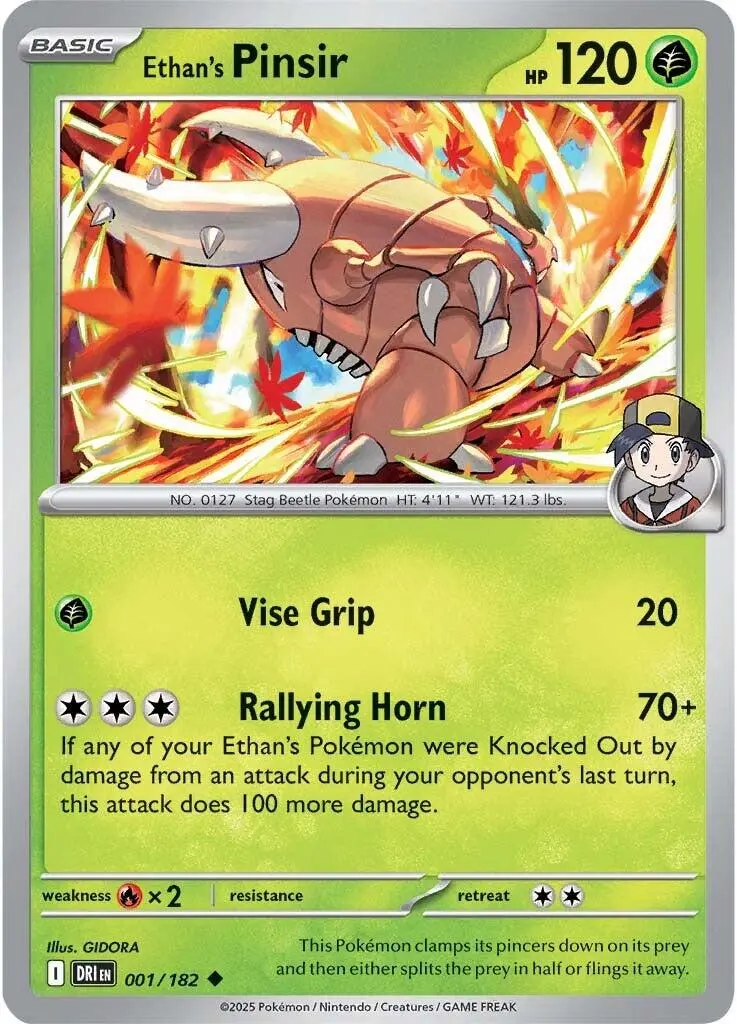 Ethan's Pinsir (001/182) [Scarlet & Violet: Destined Rivals] 1