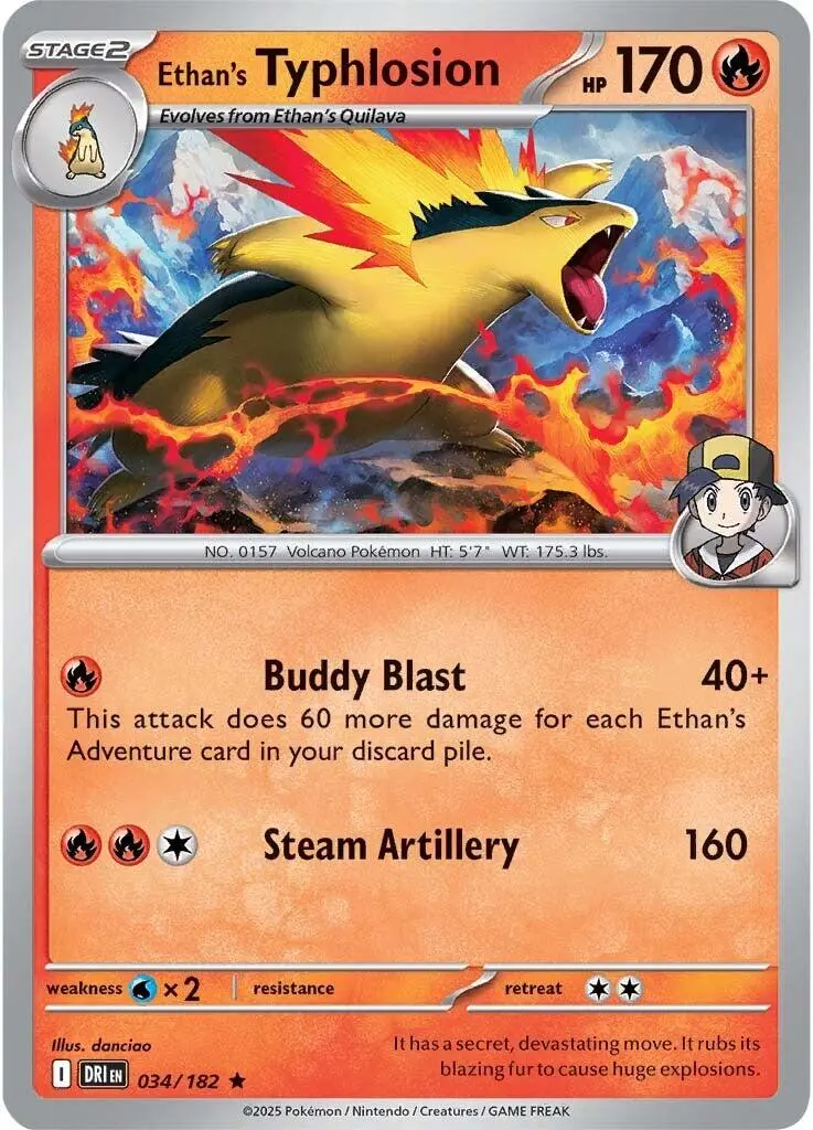 Ethan's Typhlosion (034/182) [Scarlet & Violet: Destined Rivals] 1