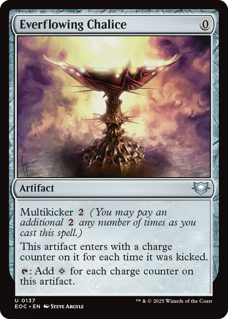Everflowing Chalice [Edge Of Eternities Commander] 1