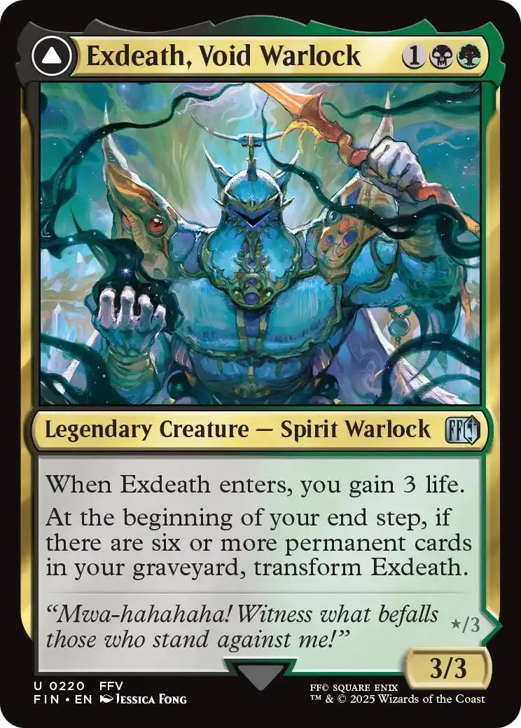 Exdeath, Void Warlock // Neo Exdeath, Dimension's End [Final Fantasy] 1