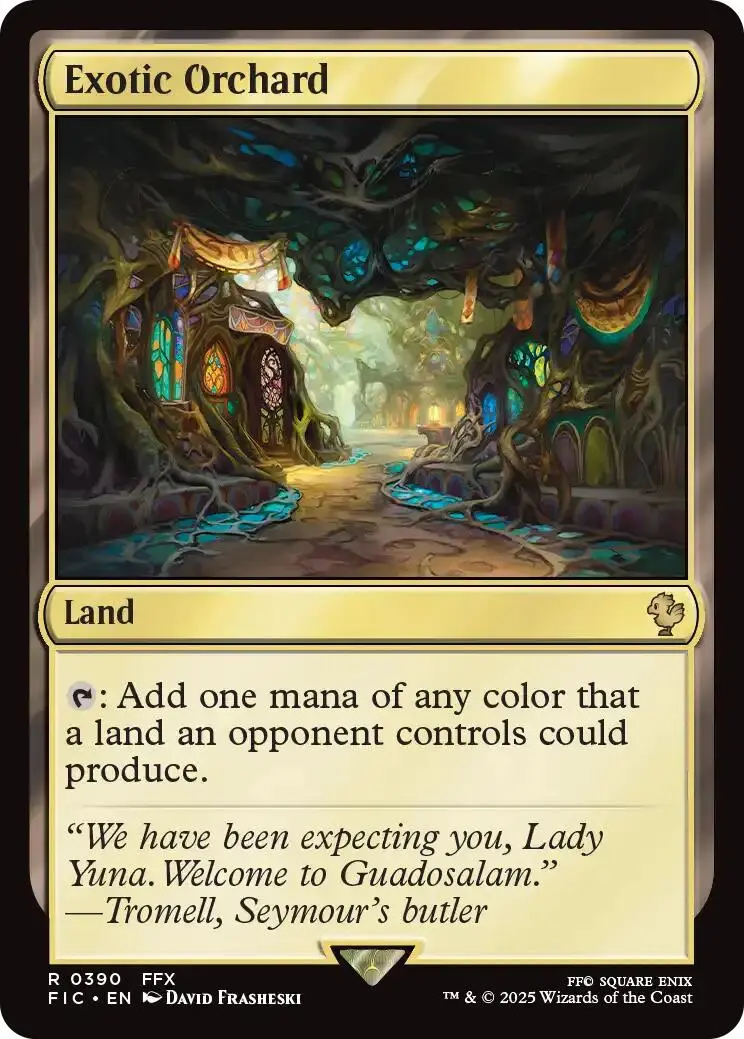 Exotic Orchard (Surge Foil) [Final Fantasy Commander] 1