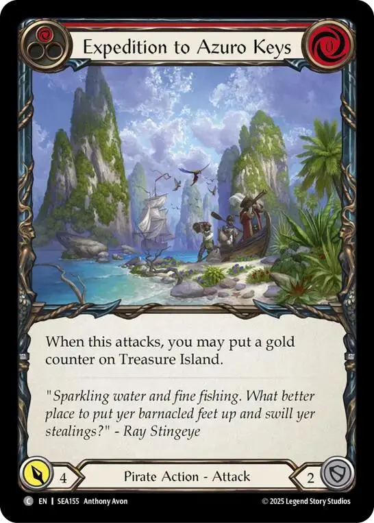 Expedition To Azuro Keys [Sea155] (High Seas)  Rainbow Foil 1