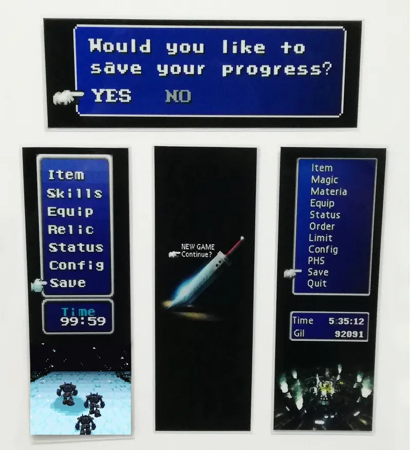Final Fantasy Bookmarks 1