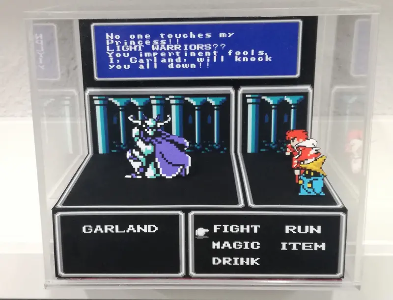 Final Fantasy I Garland Cubic Diorama 2