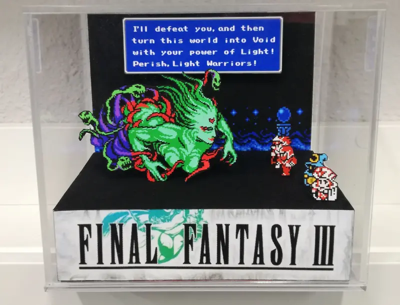 Final Fantasy Iii Cubic Diorama 1