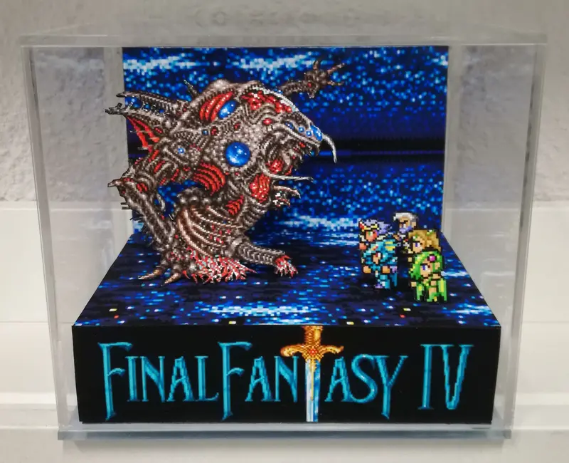 Final Fantasy Iv Cubic Diorama 1