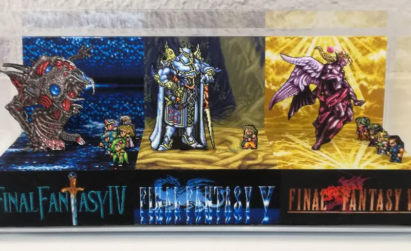 Final Fantasy Snes Games Panoramic Cube 1