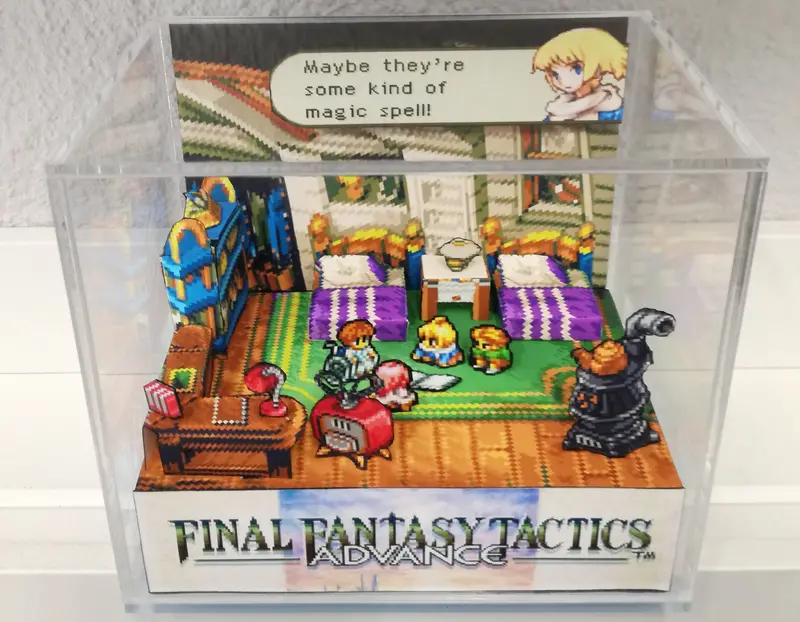 Final Fantasy Tactics Advance Beginning Cubic Diorama 1