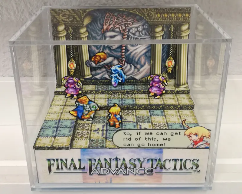 Final Fantasy Tactics Advance Final Boss Cubic Diorama 1