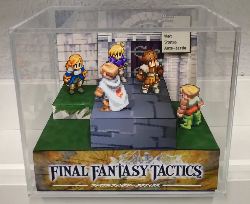 Final Fantasy Tactics Cubic Diorama 1
