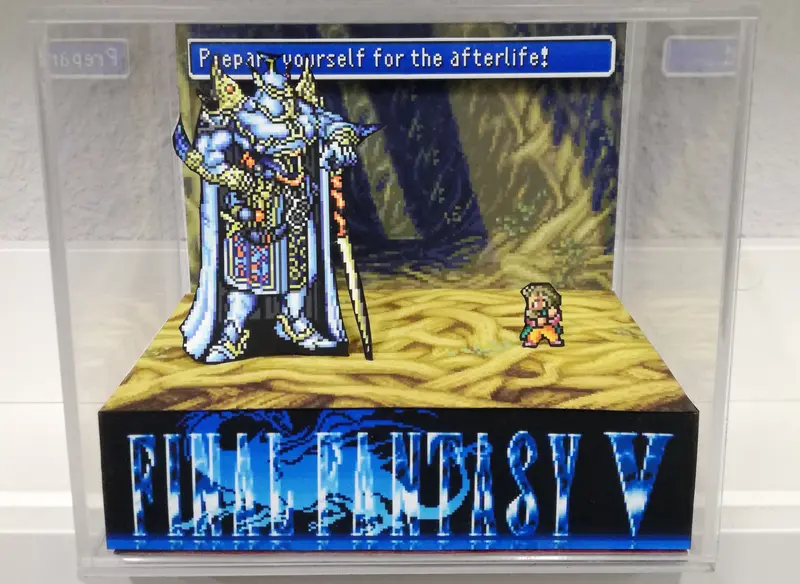 Final Fantasy V Galuf Cubic Diorama 1