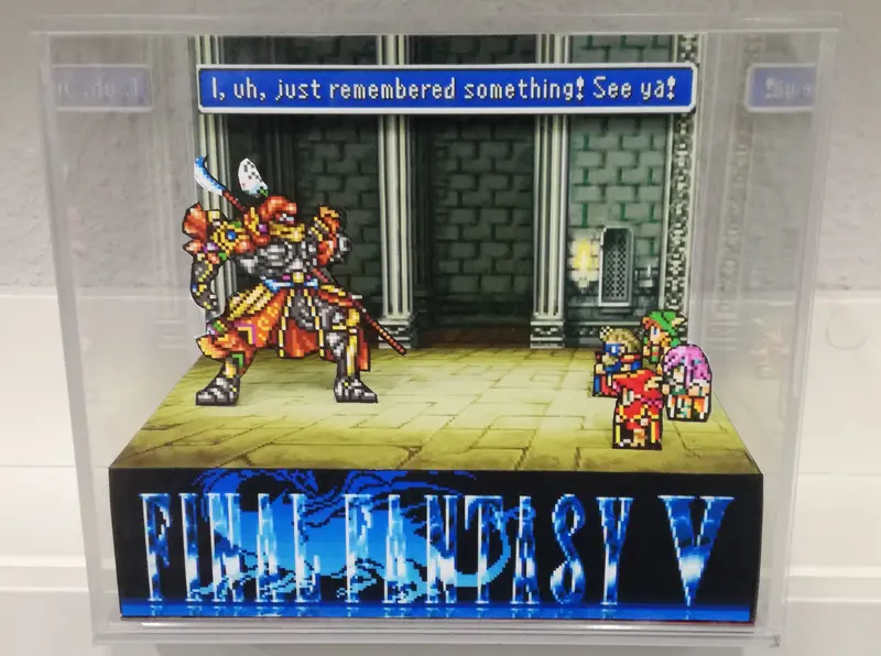 Final Fantasy V Gilgamesh Cubic Diorama 1