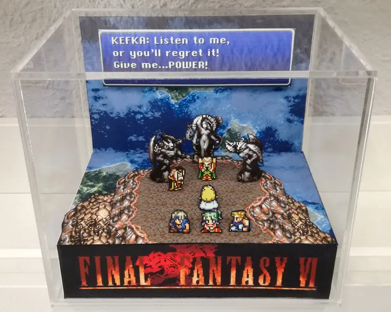 Final Fantasy Vi Cataclysm Cubic Diorama 1