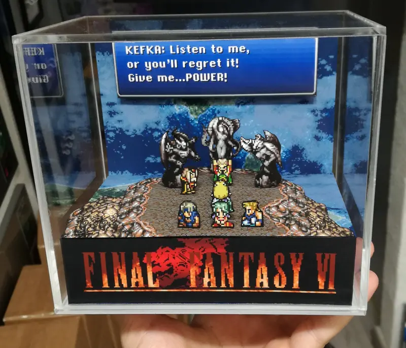 Final Fantasy Vi Cataclysm Cubic Diorama 2