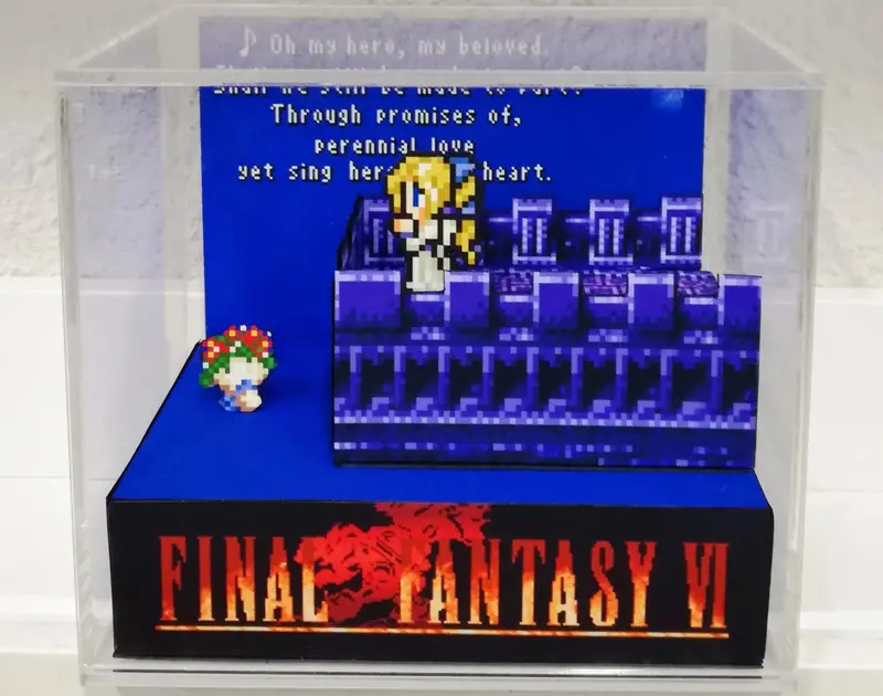 Final Fantasy Vi Celes Cubic Diorama 1