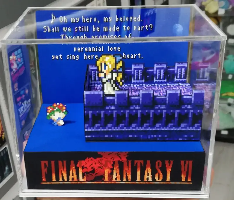 Final Fantasy Vi Celes Cubic Diorama 2