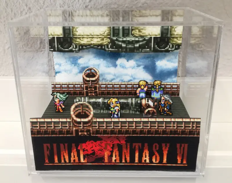 Final Fantasy Vi Ending Cubic Diorama 1