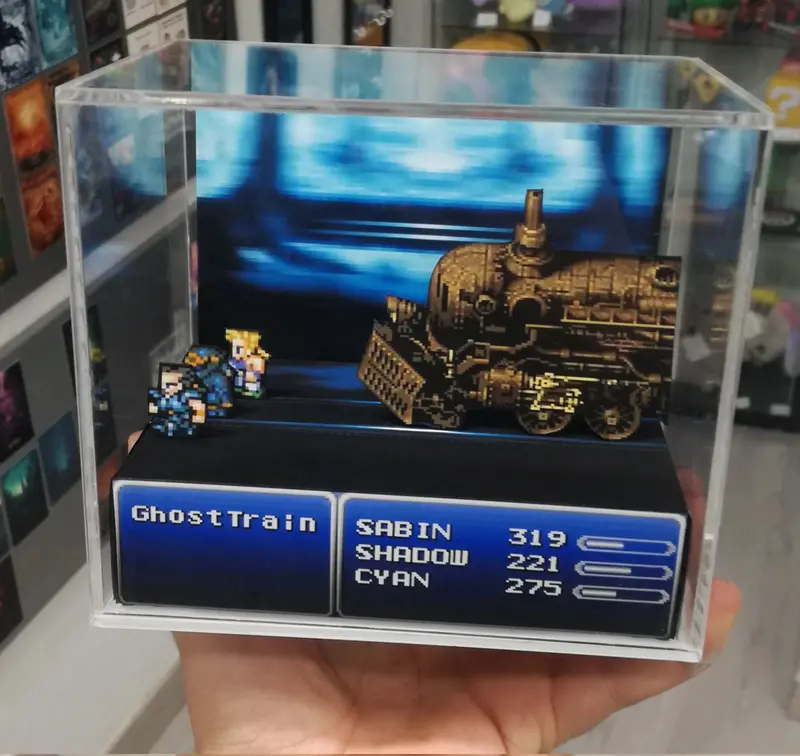 Final Fantasy Vi Ghost Train Cubic Diorama 2