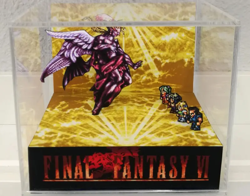 Final Fantasy Vi Kefka Cubic Diorama 1