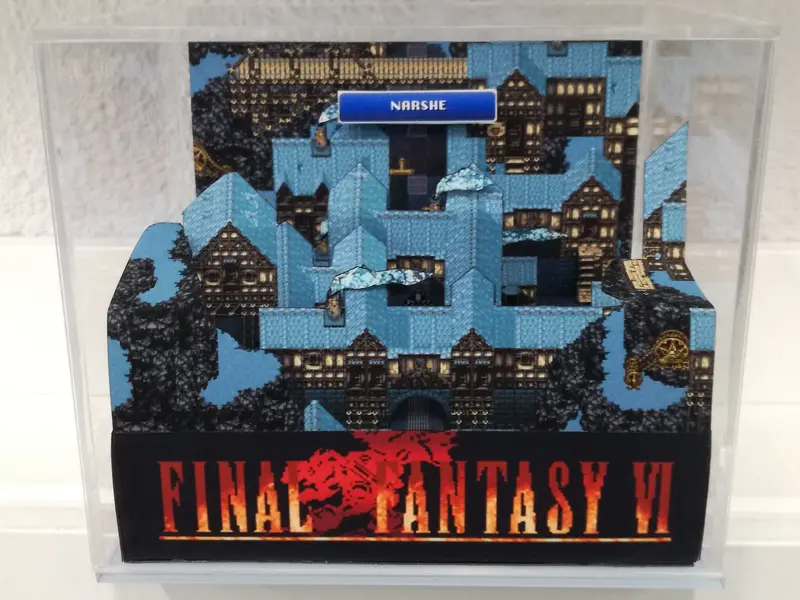 Final Fantasy Vi Narshe Cubic Diorama 1