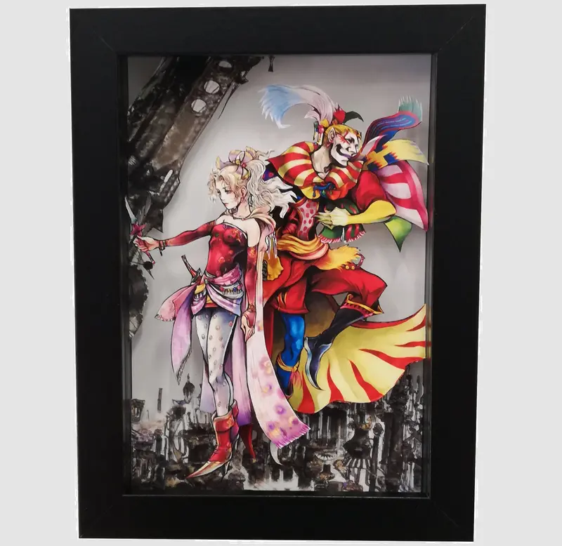 Final Fantasy Vi Terra And Kefka Diorama 1