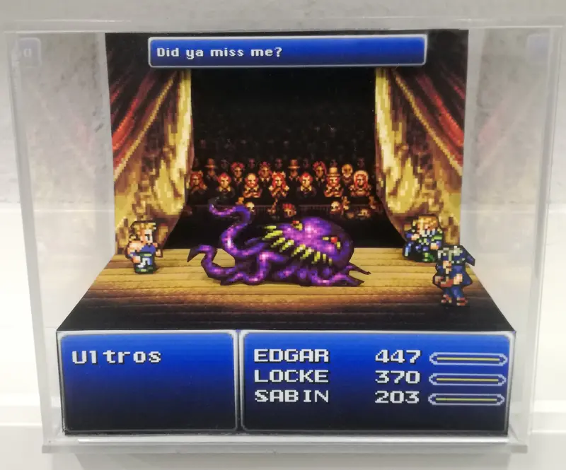 Final Fantasy Vi Ultros Cubic Diorama 1