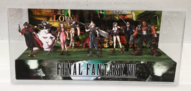 Final Fantasy Vii Cubic Diorama 1