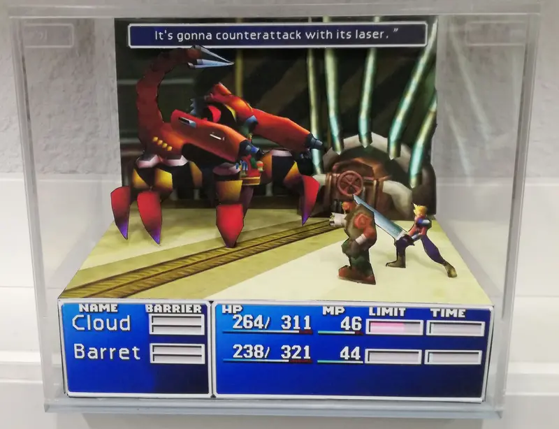 Final Fantasy Vii First Boss Cubic Diorama 1