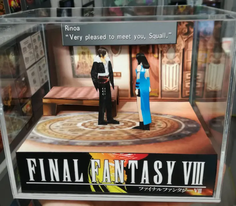 Final Fantasy Viii Rinoa And Squall Cubic Diorama 2
