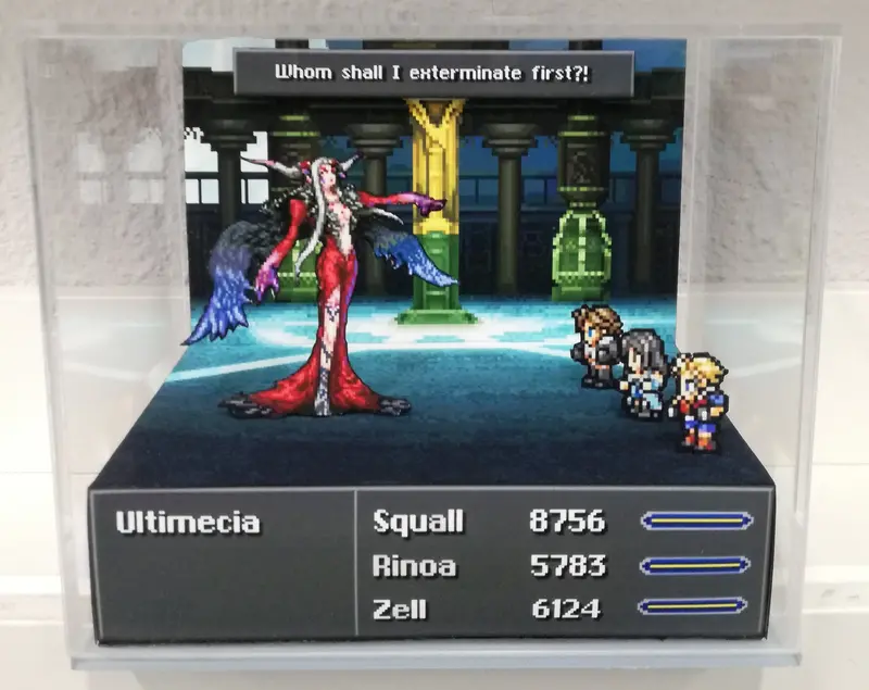 Final Fantasy Viii Snes Cubic Diorama 1