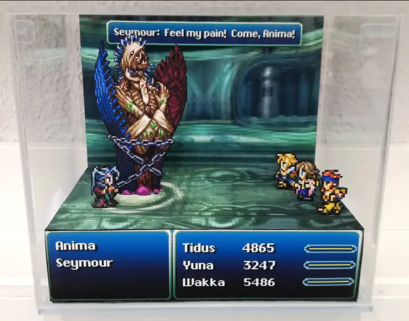 Final Fantasy X Snes Cubic Diorama 1