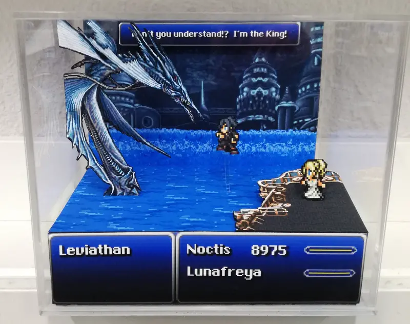 Final Fantasy Xv Snes Cubic Diorama 1