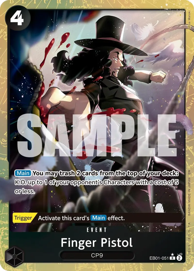 Finger Pistol (Alternate Art) [Premium Booster -The Best- Vol. 2] 1