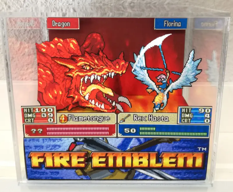 Fire Emblem Dragon Cubic Diorama 1