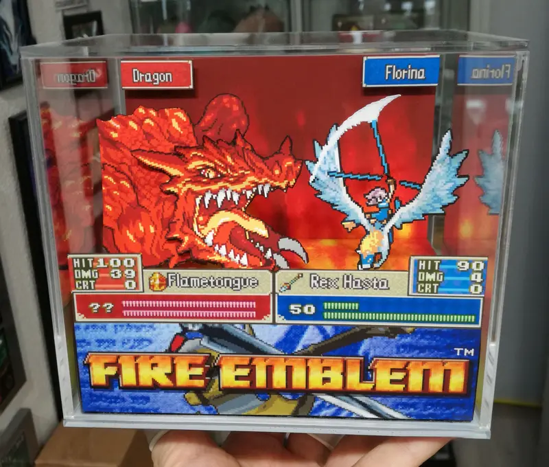 Fire Emblem Dragon Cubic Diorama 2