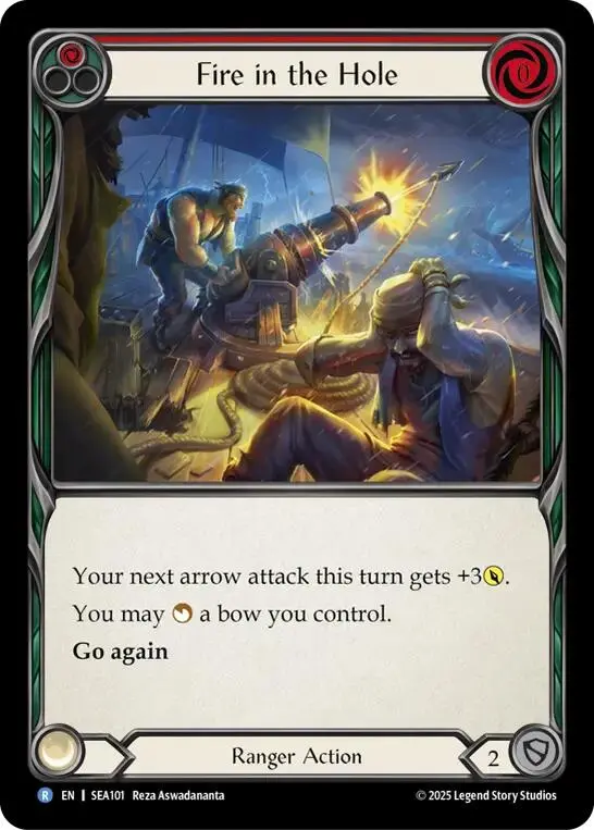 Fire In The Hole [Sea101] (High Seas)  Rainbow Foil 1