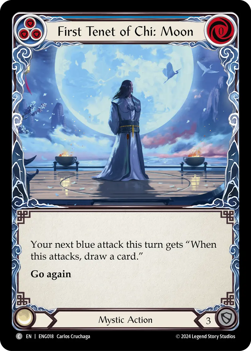 First Tenet Of Chi: Moon [Eng018] (Part The Mistveil Enigma Blitz Deck) 1