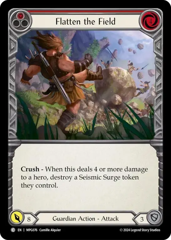 Flatten The Field (Red) [Mpg076] (Mastery Pack Guardian) 1