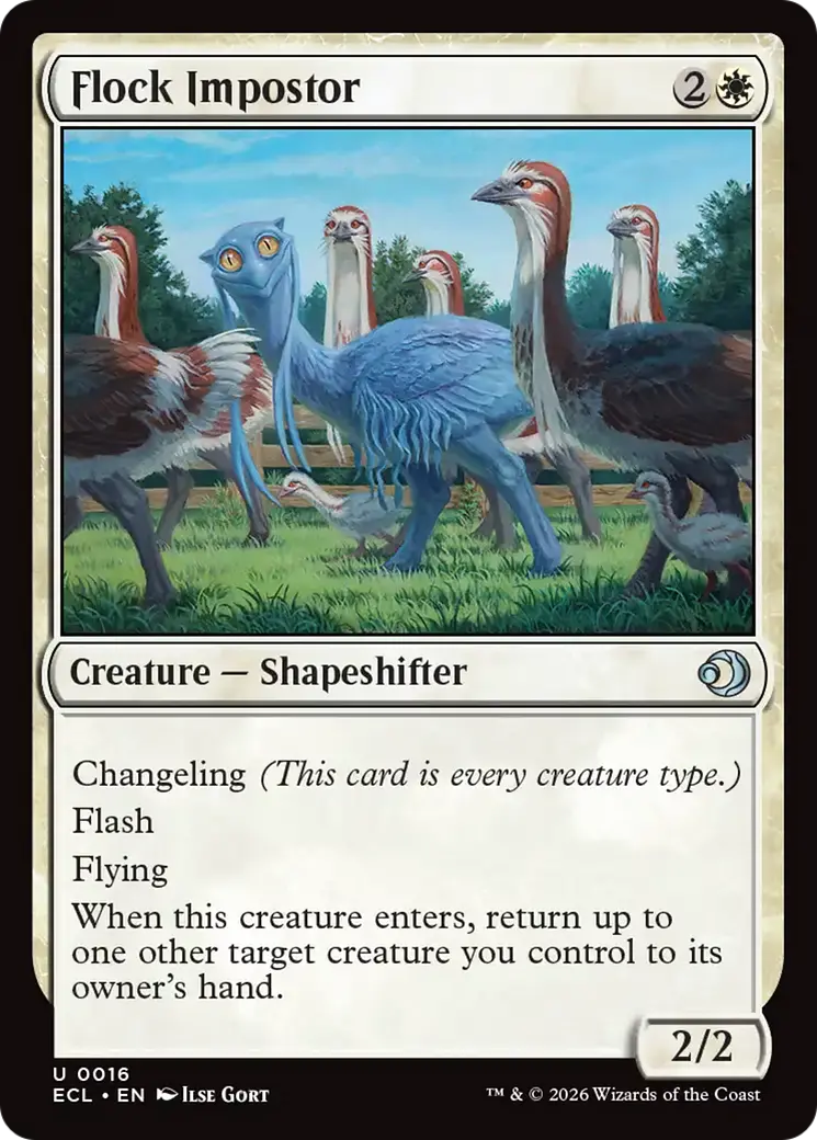 Flock Impostor [Lorwyn Eclipsed] 1