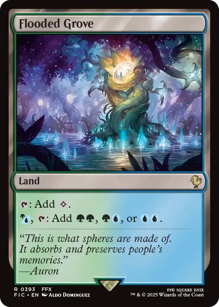 Flooded Grove (Surge Foil) [Final Fantasy Commander] 1